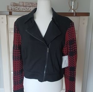 Women’s Black Lularoe Presley Moto Jacket
